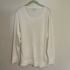 Cream lightweight sweater 3X